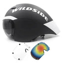 TT Cycling Helmet Lens Goggles Triathlon Tri Aero Road Bike Helmet Timetrial Race Bicycle Helmet Men Casco Ciclismo Accessories