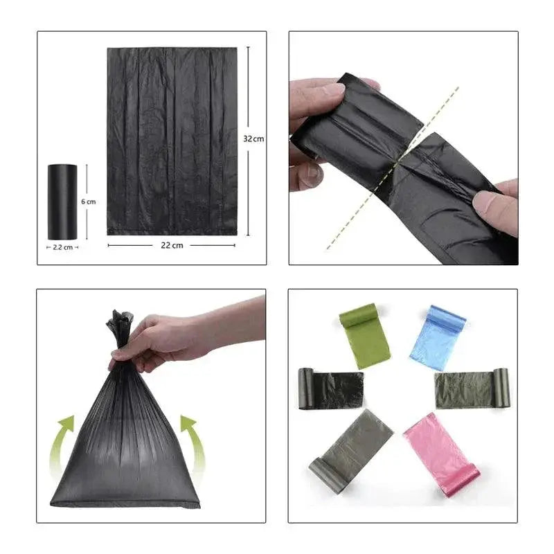 Yommy Colorful Leakproof Pet Poop Bags For Daily Walks