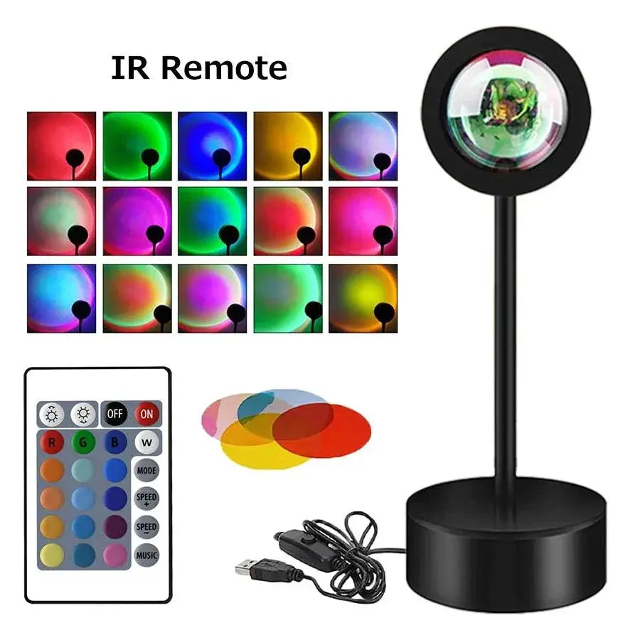 Tuya Smart Sunset Lamp Night Light Projector App LED Gift