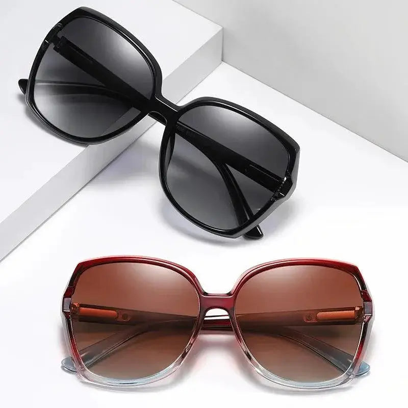 Oversized Polarized TR90 Sunglasses for Women UV Protection