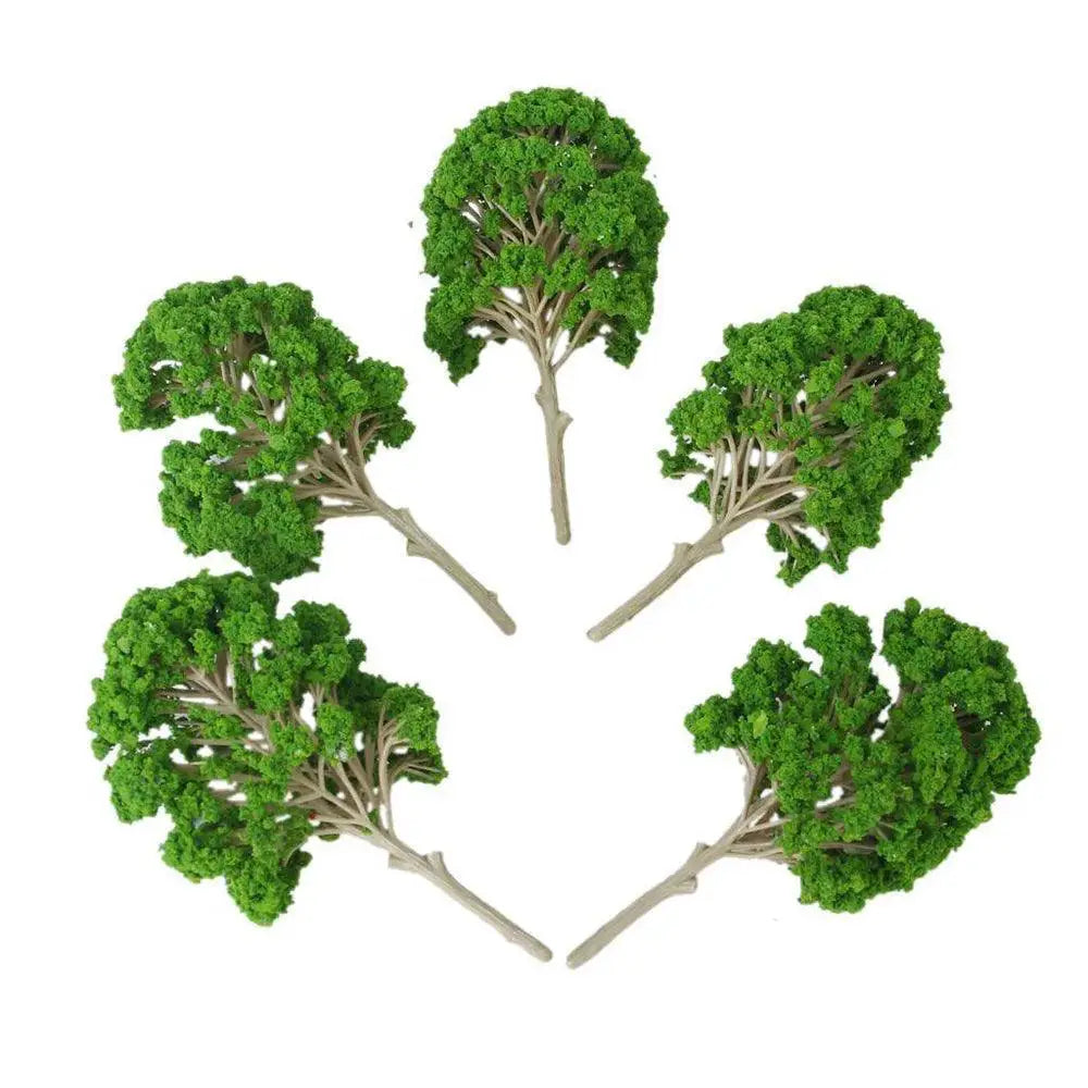Miniature Model Train Trees for Lifelike Scenery Decor