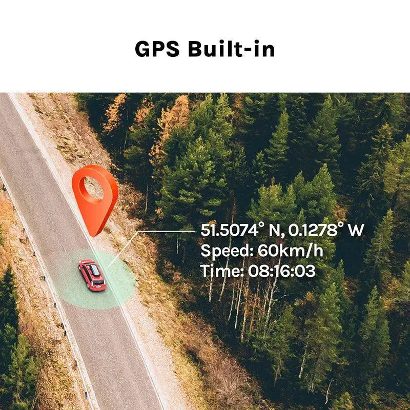 A800S Dash Cam Crystal Clear Imaging And GPS Safety Features