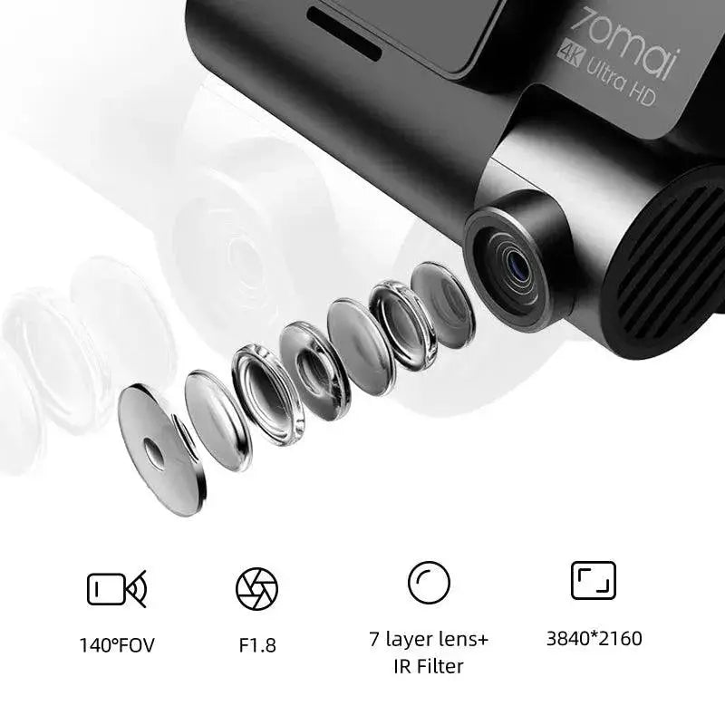 A800S Dash Cam Crystal Clear Imaging And GPS Safety Features