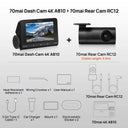 A810 Ultra HD Dash Cam Advanced Road Safety Technology