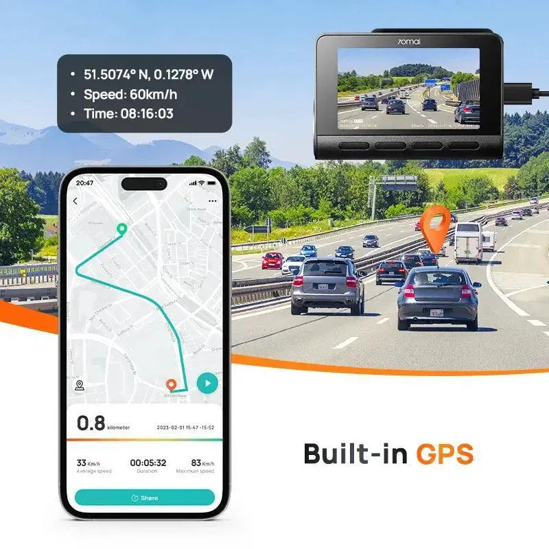 A810 Ultra HD Dash Cam 4K Sony Starvis 2 IMX678 Sensor