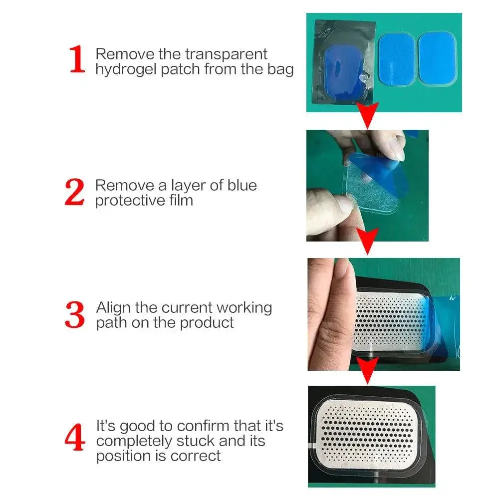Abdominal Gel Pad Set For EMS Training And Stimulation