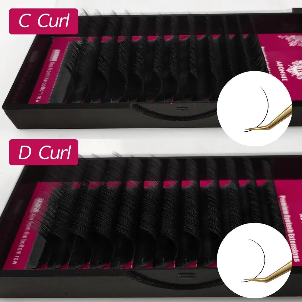 Abonnie Classic Eyelashes Extensions Fluffy Ultra Soft Individual Lashes Look