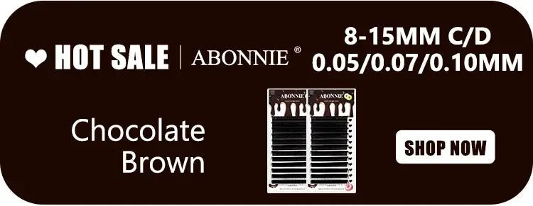 Abonnie Classic Eyelashes Extensions Fluffy Ultra Soft Individual Lashes Look