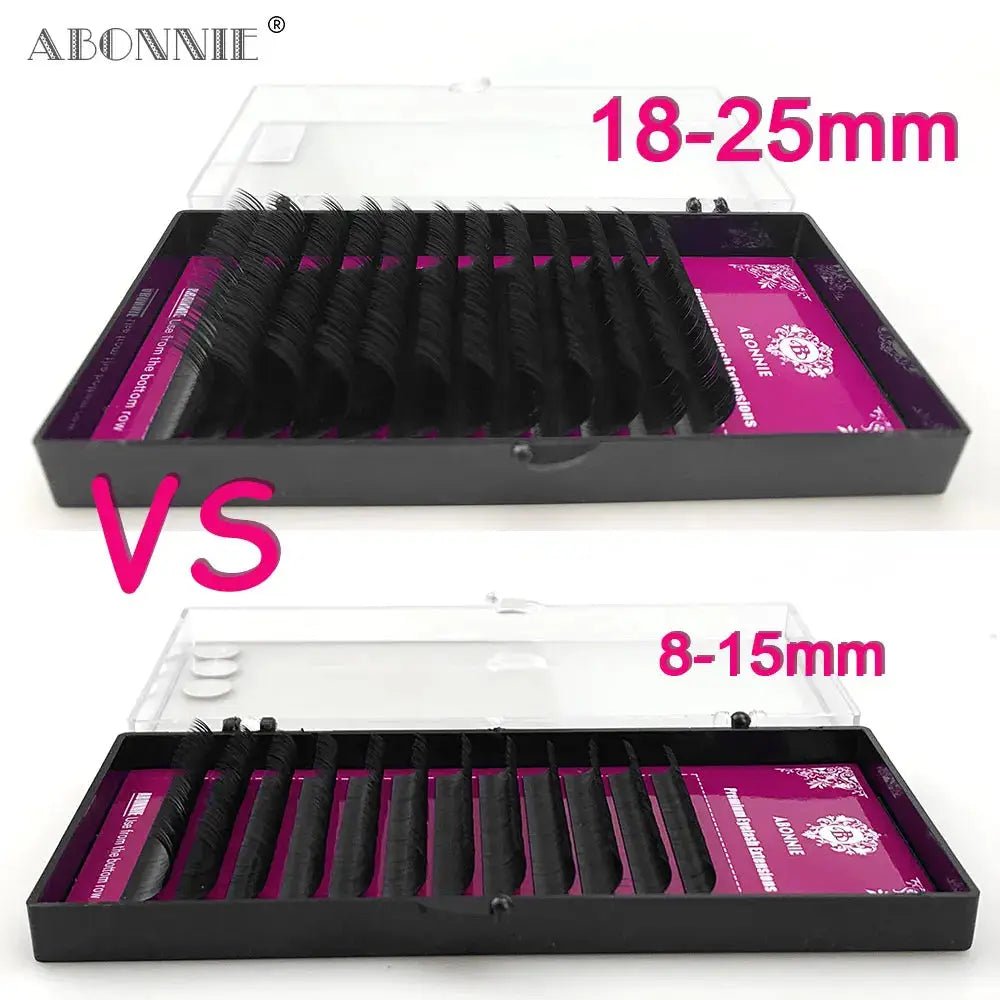Abonnie Classic Eyelashes Extensions Fluffy Ultra Soft Individual Lashes Look