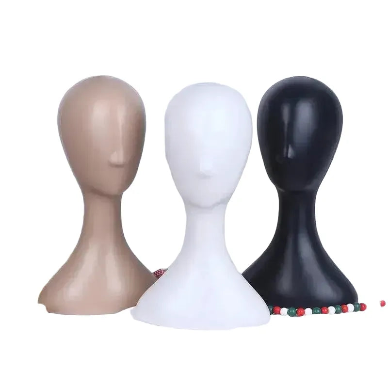 Durable Mannequin Head for Salon Wigs — Beige