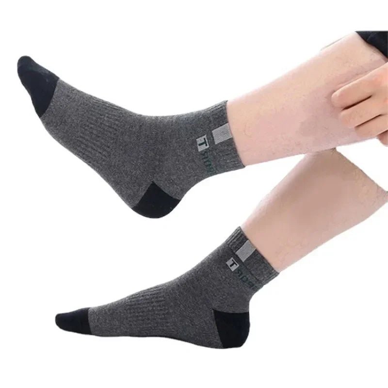 AceStride Mens Cotton Socks - Breathable Soft Running Socks For Everyday Comfort