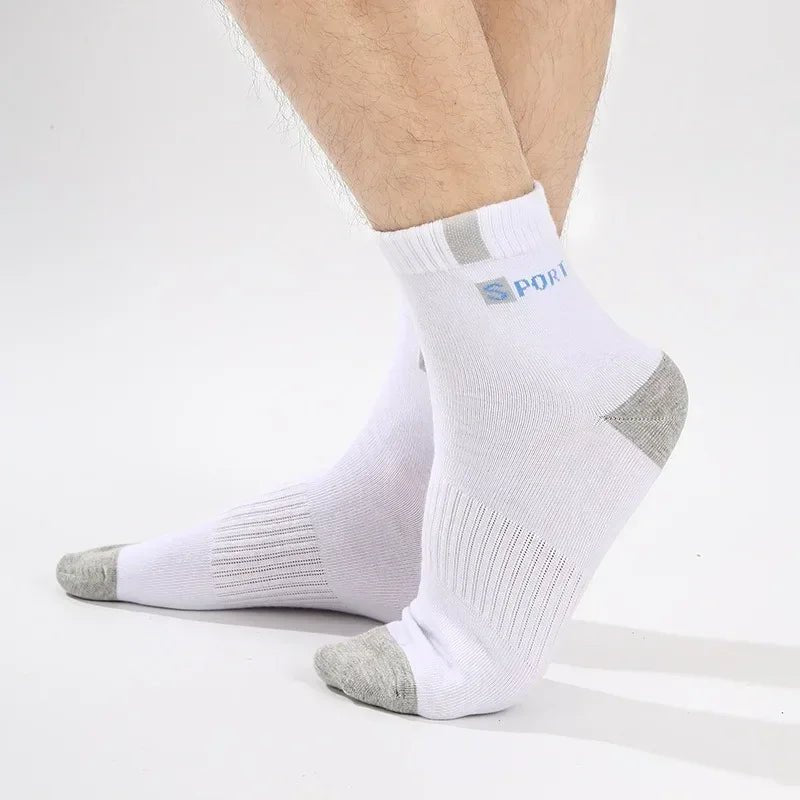 AceStride Mens Cotton Socks - Breathable Soft Running Socks For Everyday Comfort