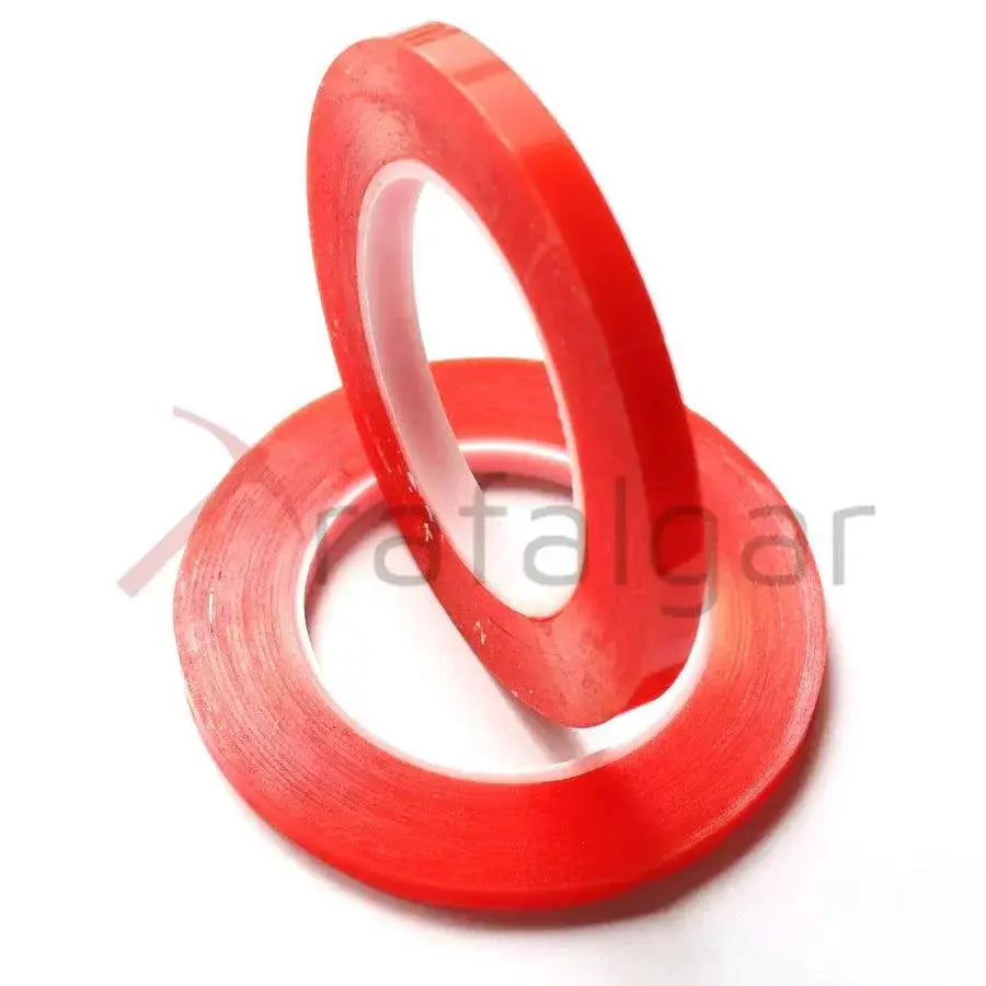 Acrylic Adhesive Red Film Clear Double Sided Tape For Phones