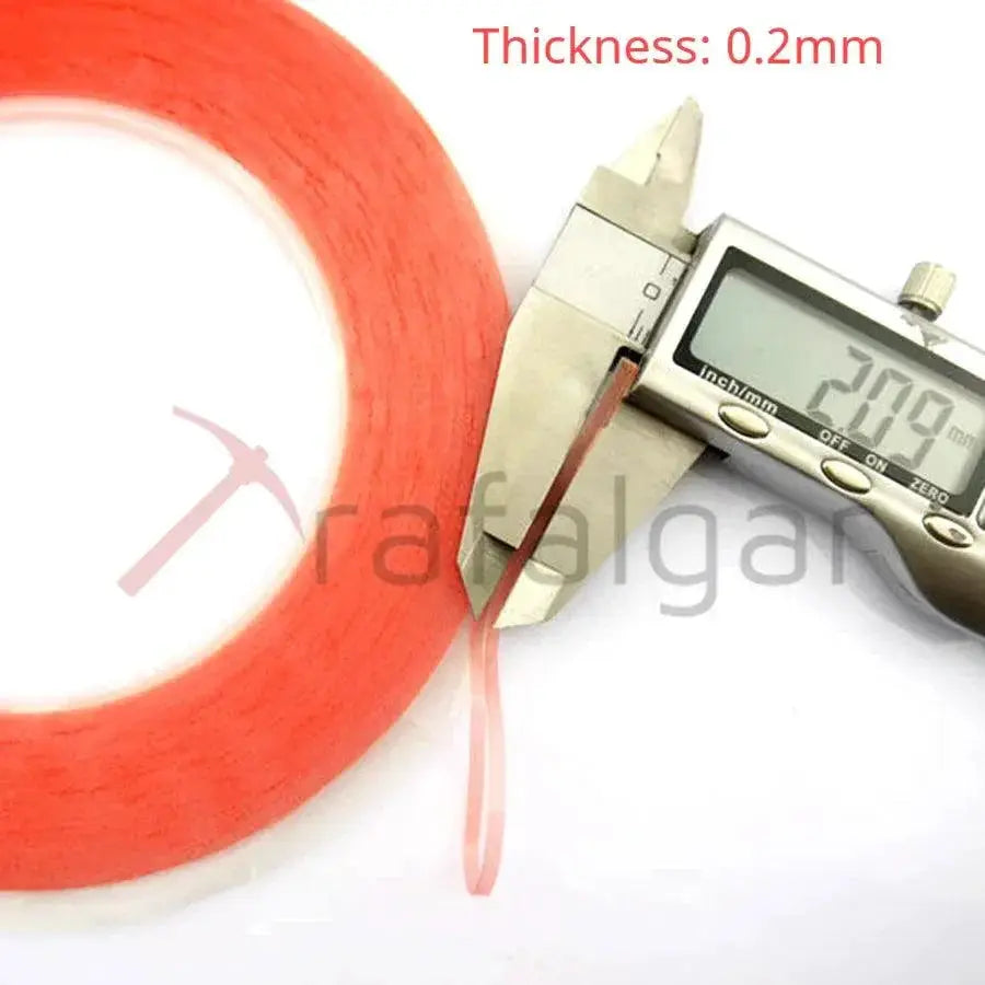 Acrylic Adhesive Red Film Clear Double Sided Tape For Phones