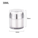 Acrylic Cream Vacuum Bottle: Portable Beauty Essential Companion