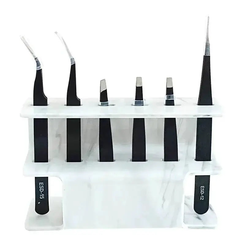 Acrylic Eyelash Tweezers Stand Professional Tool Organizer