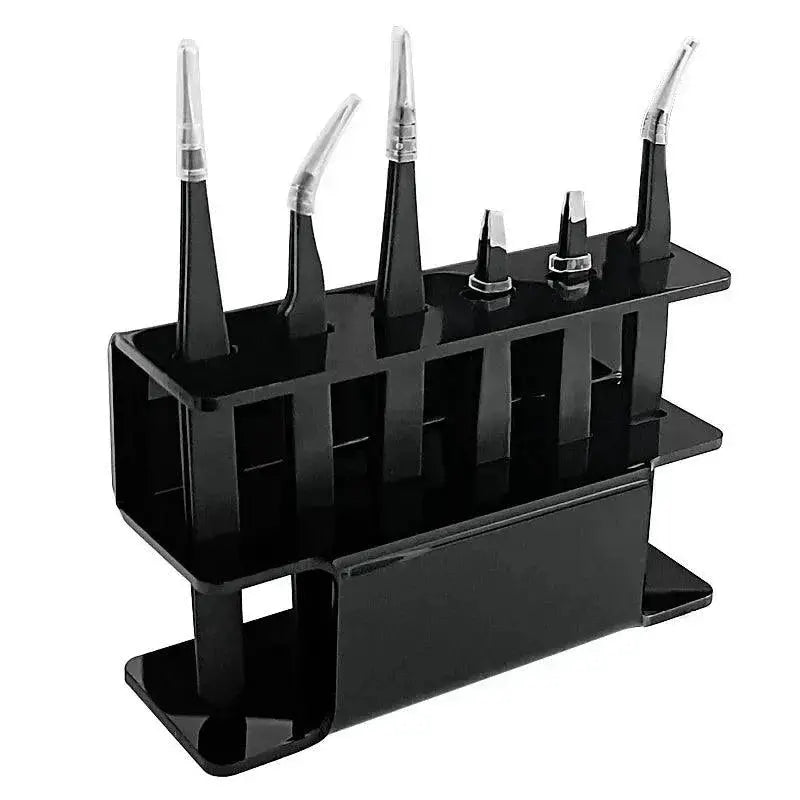 Acrylic Eyelash Tweezers Stand Professional Tool Organizer
