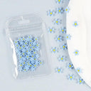 Acrylic Flower Nail Art Set Sparkling Rhinestones Gems Kit