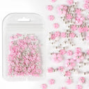 Acrylic Flower Nail Art Set Sparkling Rhinestones Gems Kit