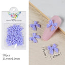 Acrylic Flower Nail Art Set Sparkling Rhinestones Gems Kit