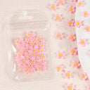 Acrylic Flower Nail Art Set Sparkling Rhinestones Gems Kit