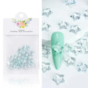 Acrylic Flower Nail Art Set Sparkling Rhinestones Gems Kit