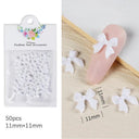 Acrylic Flower Nail Art Set Sparkling Rhinestones Gems Kit