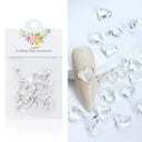 Acrylic Flower Nail Art Set Sparkling Rhinestones Gems Kit
