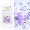 Acrylic Flower Nail Art Set Sparkling Rhinestones Gems Kit