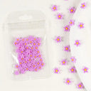 Acrylic Flower Nail Art Set Sparkling Rhinestones Gems Kit