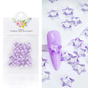 Acrylic Flower Nail Art Set Sparkling Rhinestones Gems Kit
