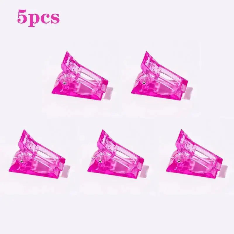 Nail Extension Kit for DIY Nail Art — light blue 5pcs