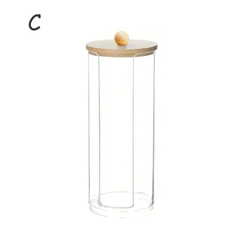 Organized Acrylic Qtip Holder for Makeup — product view 9