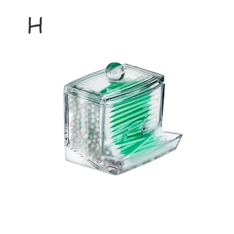 Organized Acrylic Qtip Holder for Makeup — product view 13