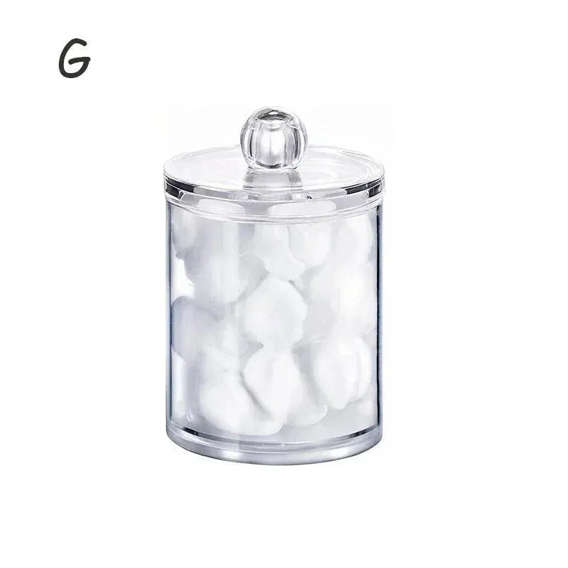 Organized Acrylic Qtip Holder for Makeup — product view 12