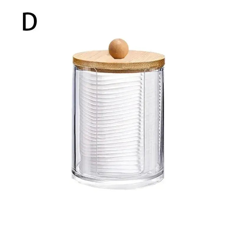 Organized Acrylic Qtip Holder for Makeup — product view 8