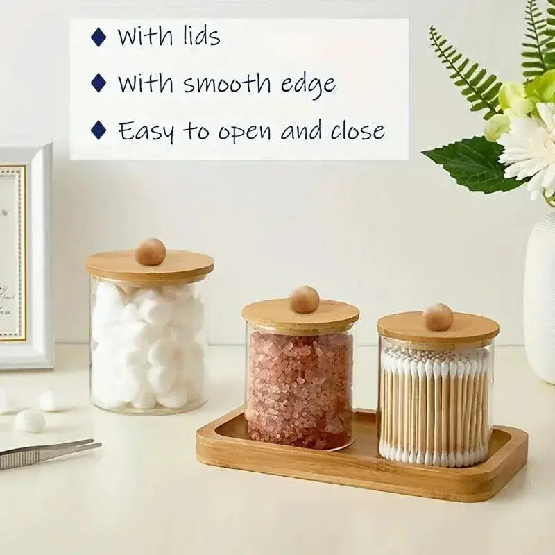 Acrylic Qtip Holder And Makeup Organizer Elegant Storage