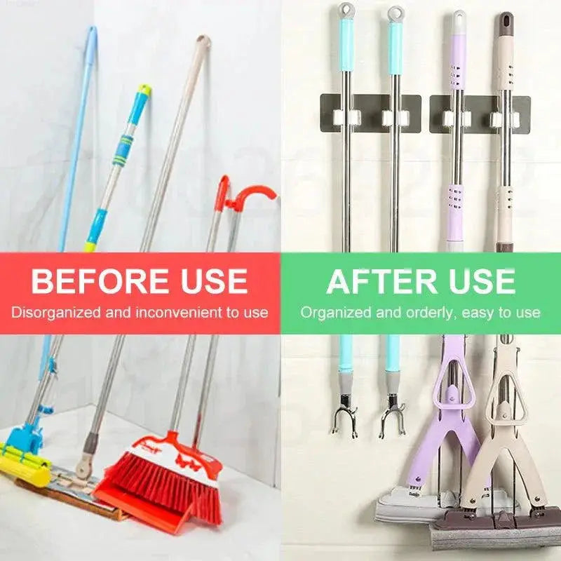 Adhesive Wall Hooks for Kitchen and Bathroom Organization
