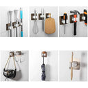 Adhesive Wall Hooks for Kitchen and Bathroom Organization