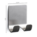No-Drill Razor Hook Keeps Bath Tidy