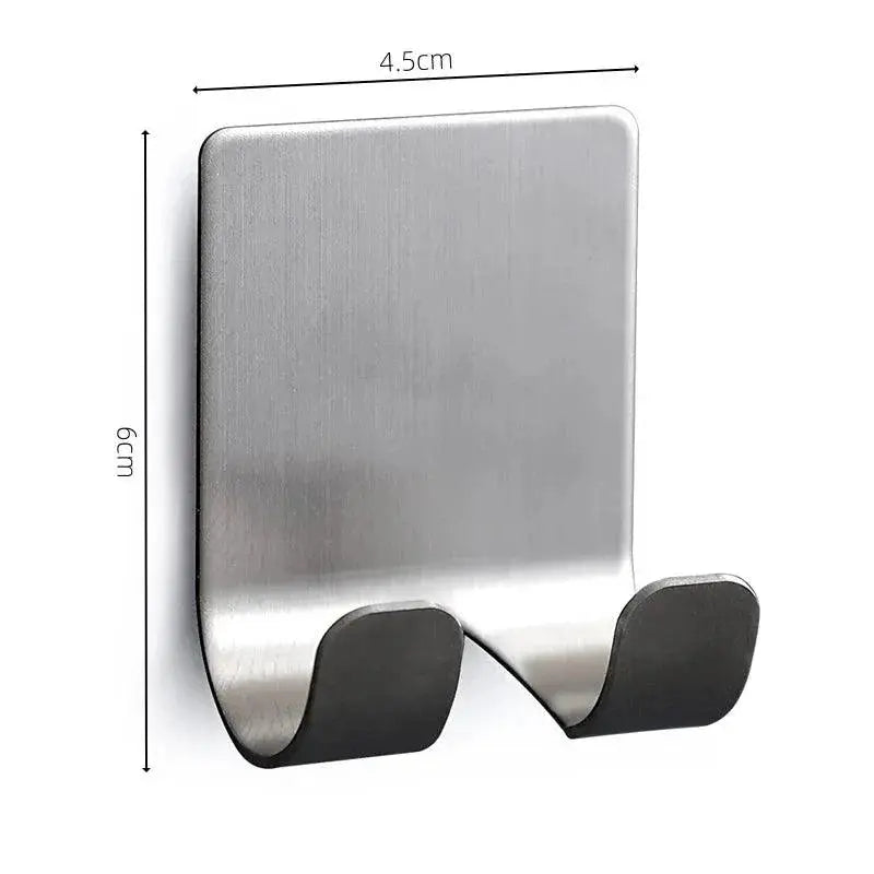 Adhesive Razor Hook Versatile Waterproof Bathroom Storage