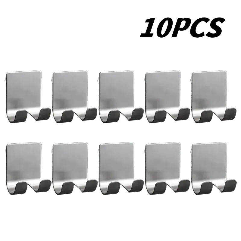 Adhesive Razor Hook Versatile Waterproof Bathroom Storage