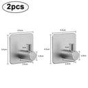 Adhesive Wall Hooks: Bathroom Coat Towel Hanger