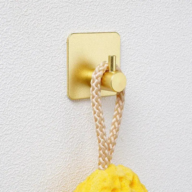 Adhesive Wall Hooks Stylish Bathroom Coat Towel Hanger