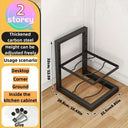 Space Saving Pot Rack for Small Kitchens