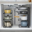 Space Saving Pot Rack for Small Kitchens