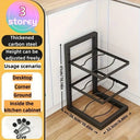 Space Saving Pot Rack for Small Kitchens