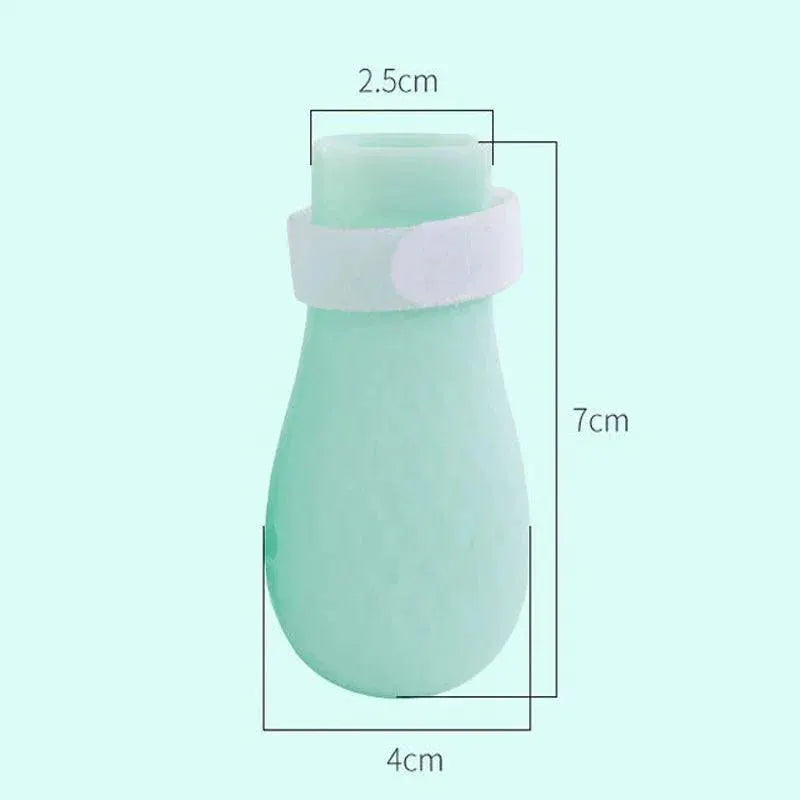Adjustable Cat Silicone Paw Shoes for Anti Scratch Grooming