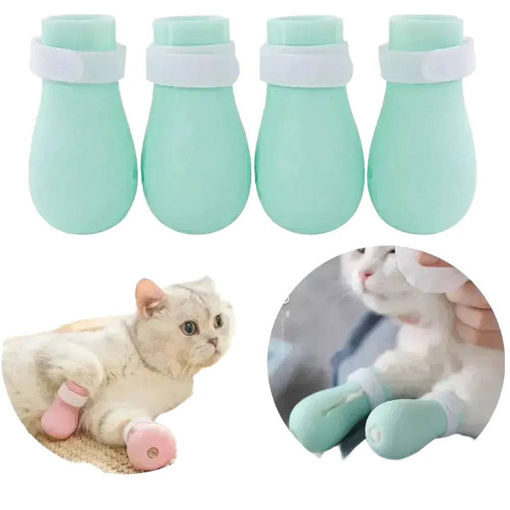 Grooming Cat Shoes for Scratch Control — product view 1