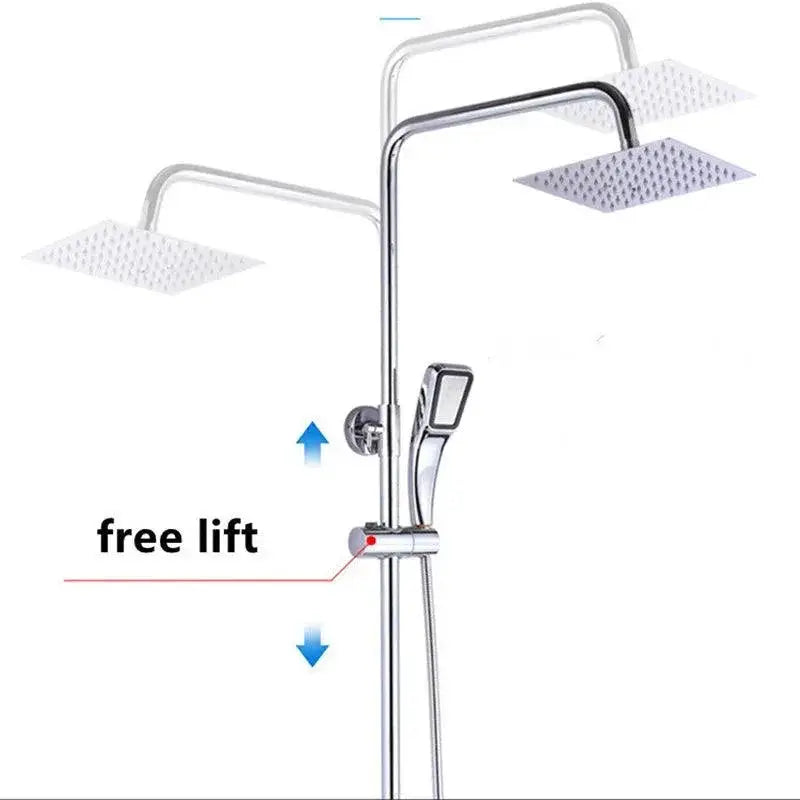 Adjustable Chrome Shower Head Holder Bracket For Easy Use